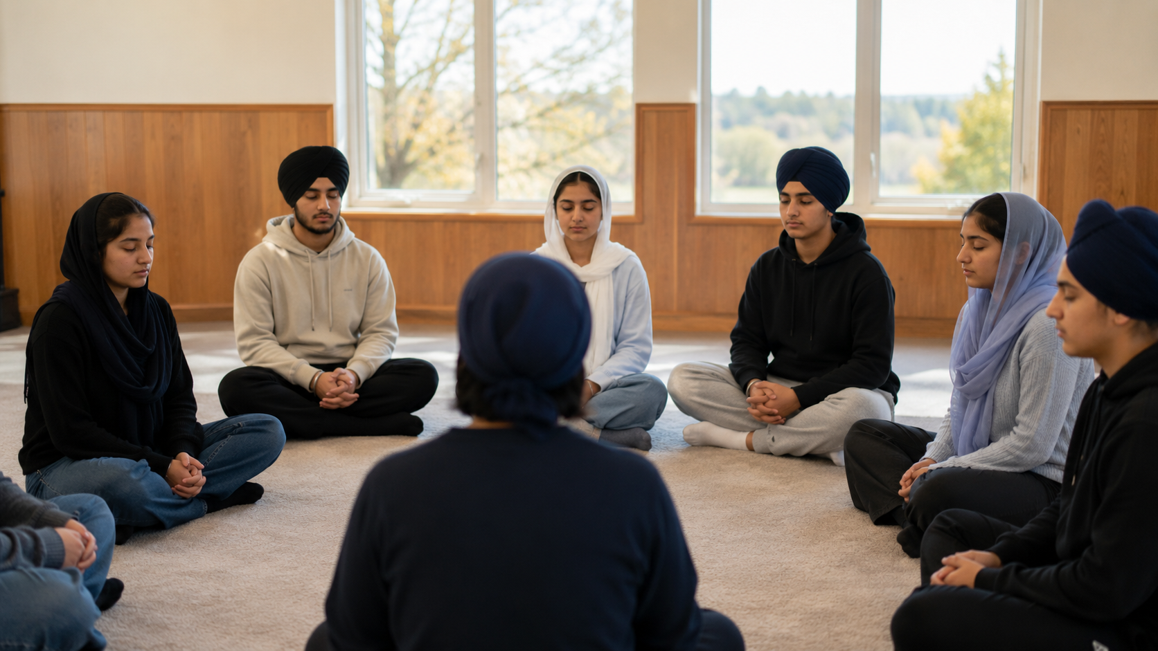 Youth meditation and positive spiritual learning